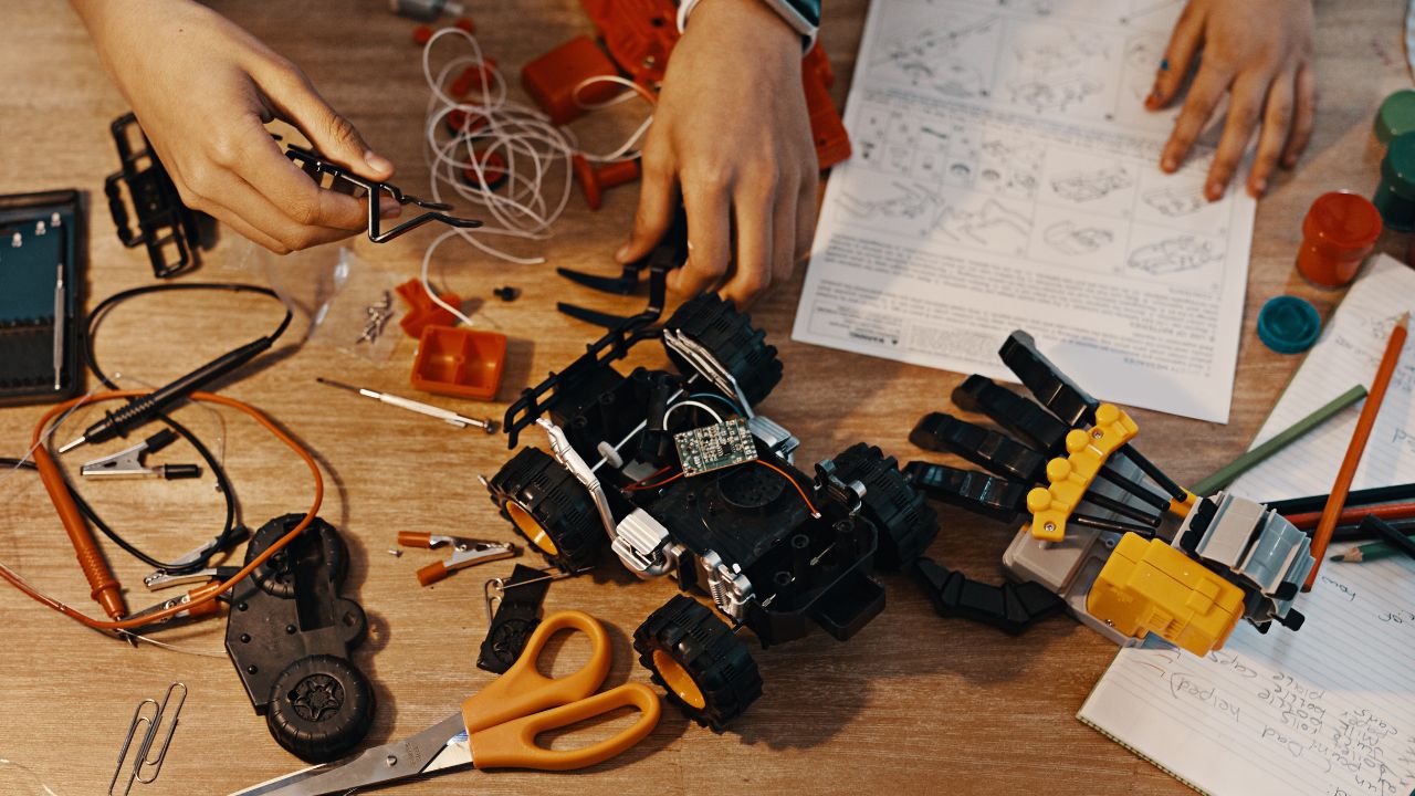 kit de robótica educacional para iniciantes